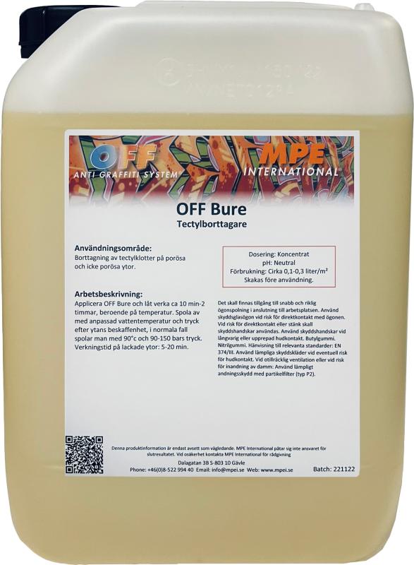 OFF Bure, Tectylborttagare