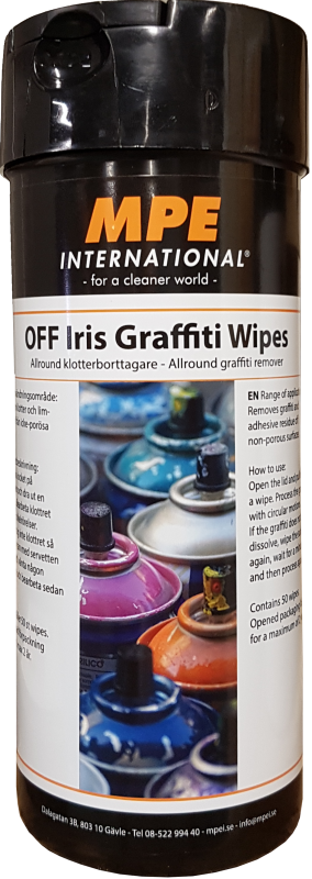 OFF Iris Graffiti Wipes
