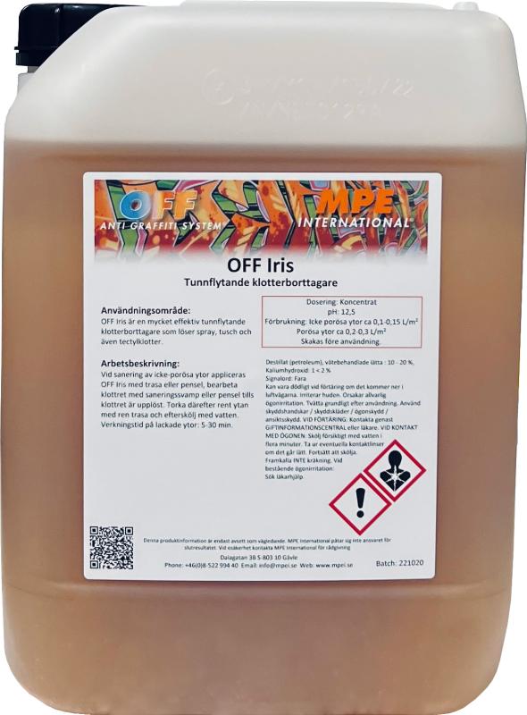 OFF Iris, Graffitientfener