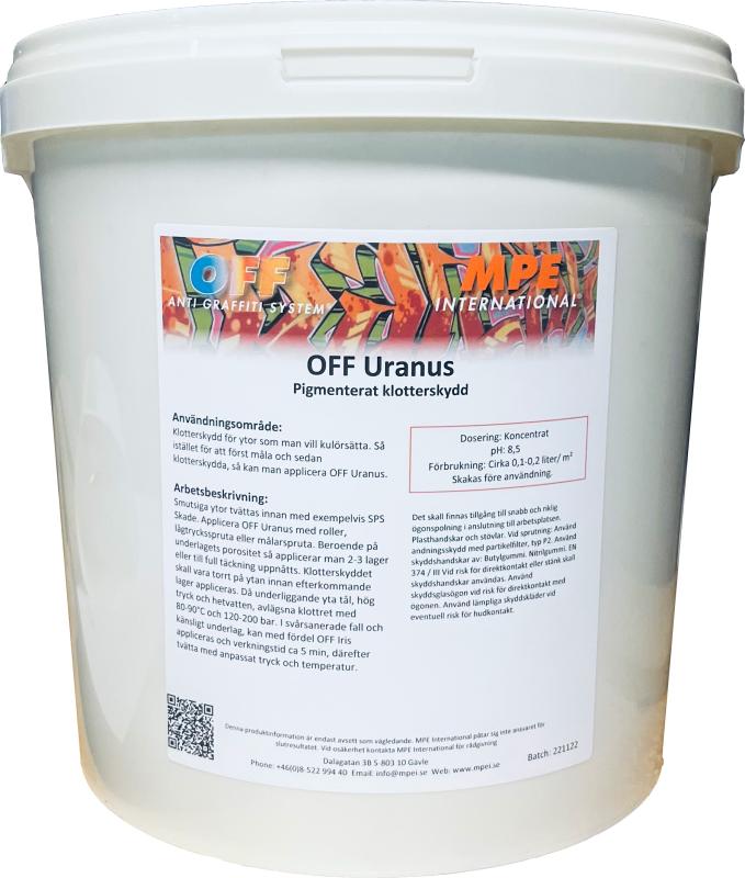 OFF Uranus, Pigmentierte Graffitischutz
