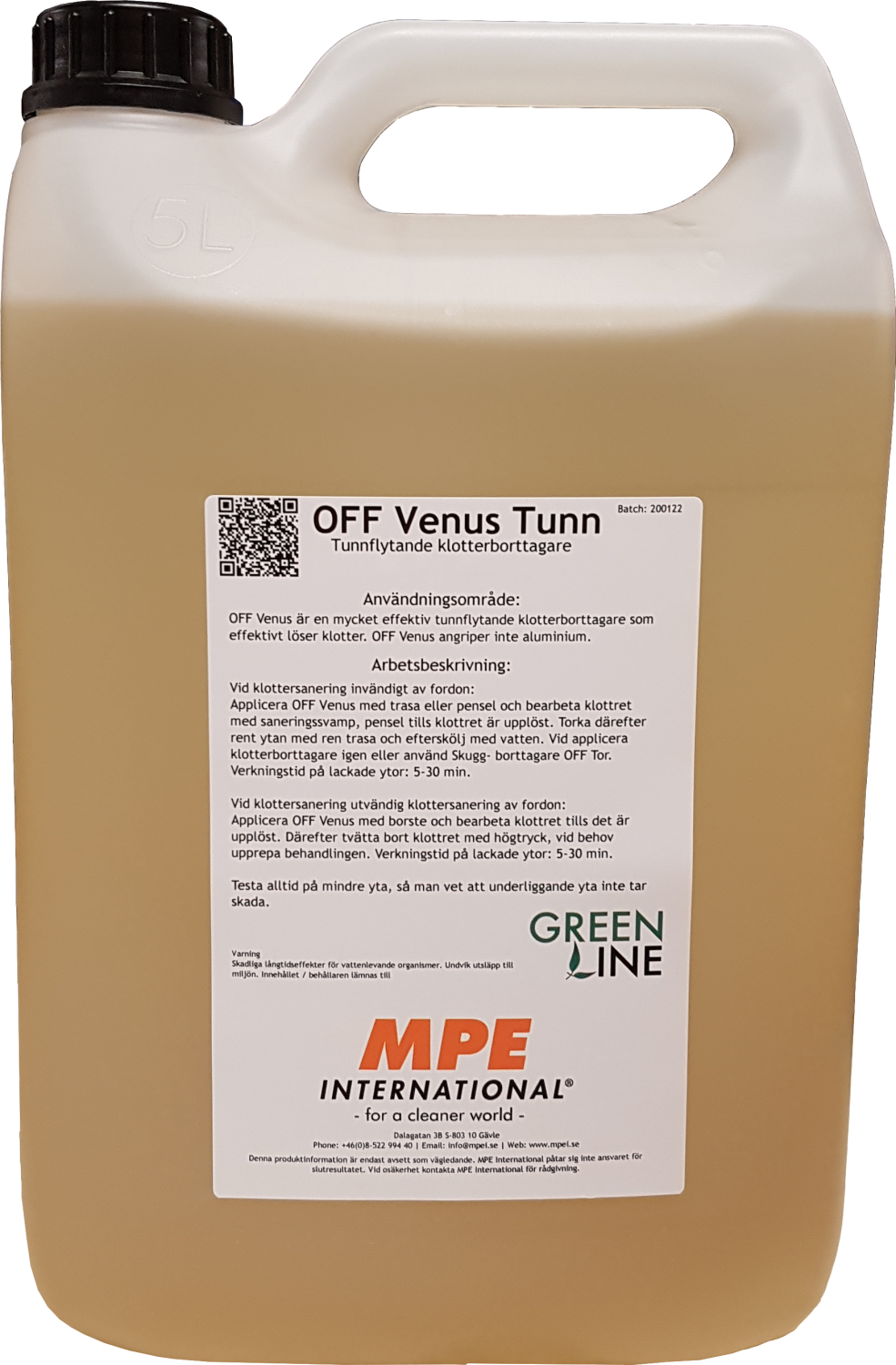 Off Venus Tunn Dunnflussiger Graffitientferner