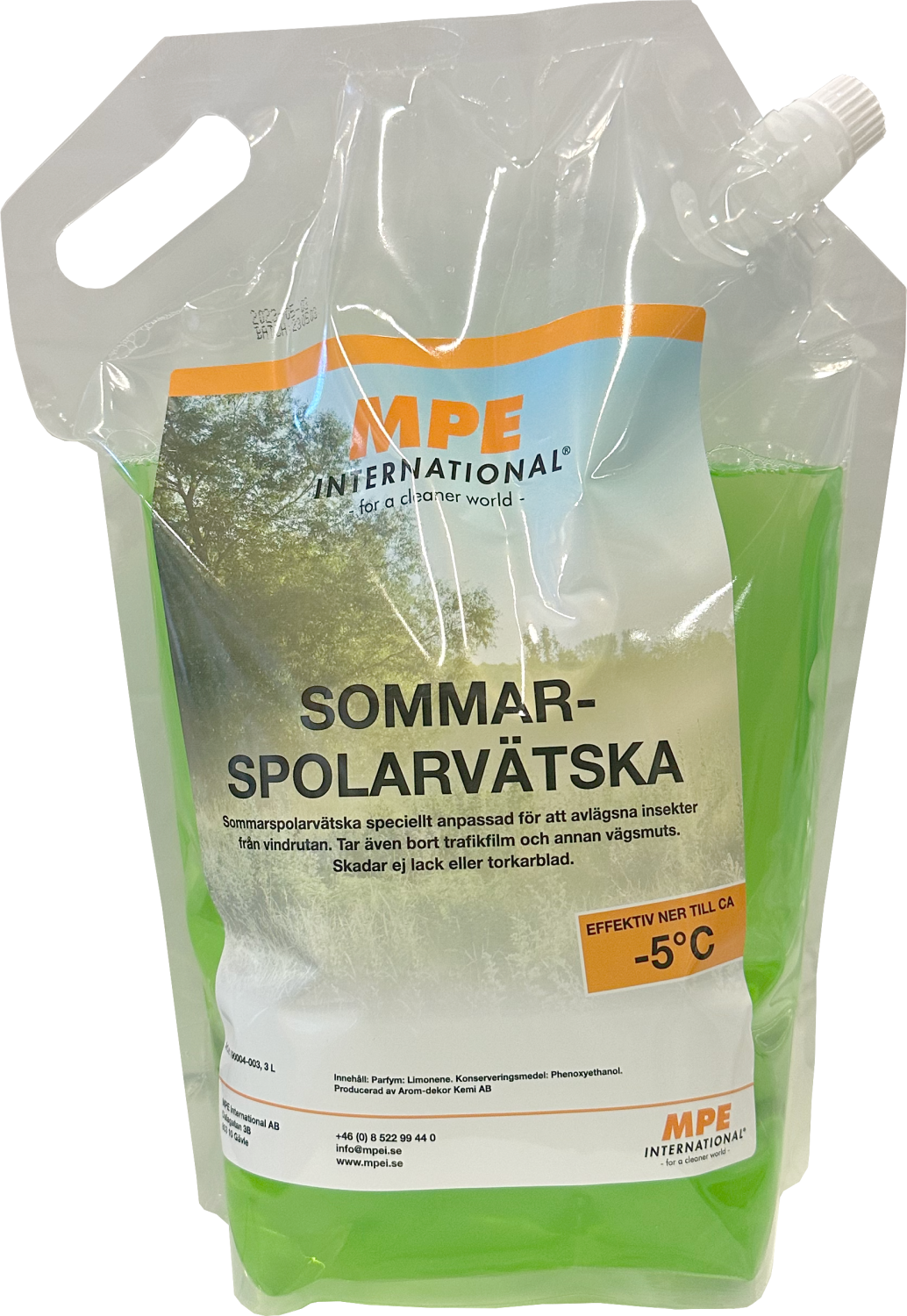 Sommarspolarvätska