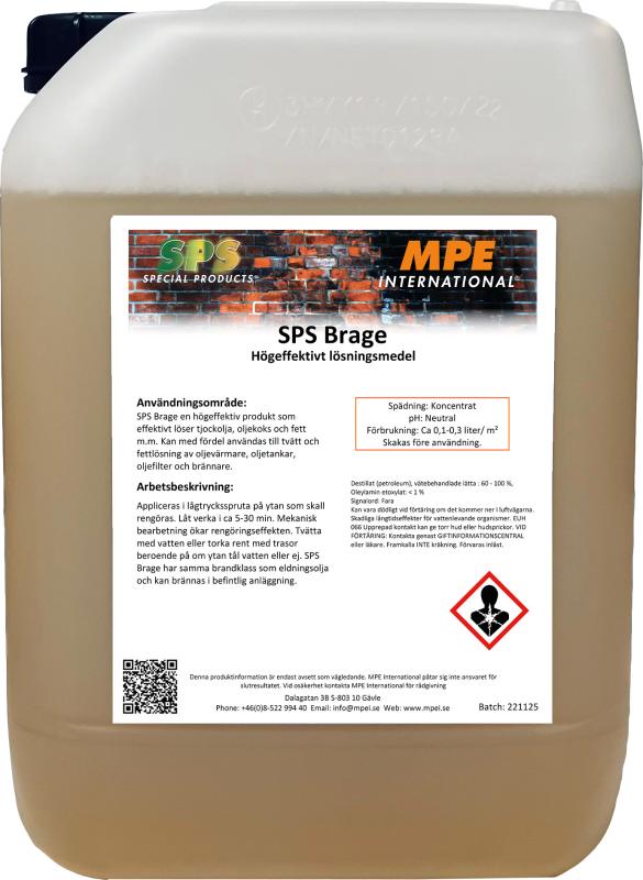 SPS Brage, Oil Clean-Up