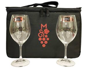 Komplett vinprovarväska med Riedelglas
