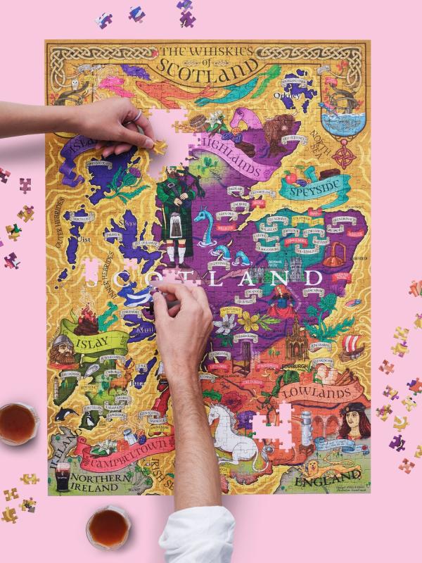 Whiskypussel Skottland