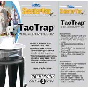 Skeetervac Tac-trap