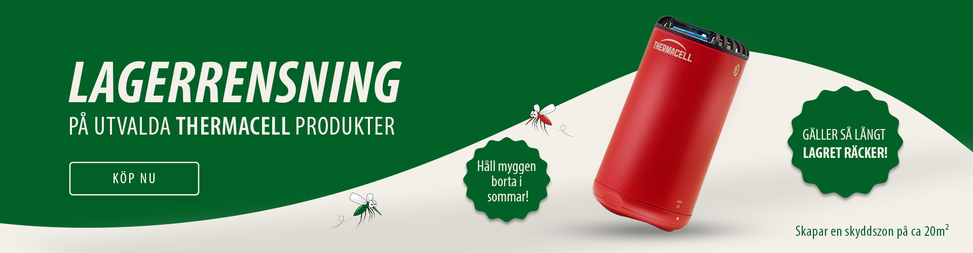 Lagerrensning Thermacell