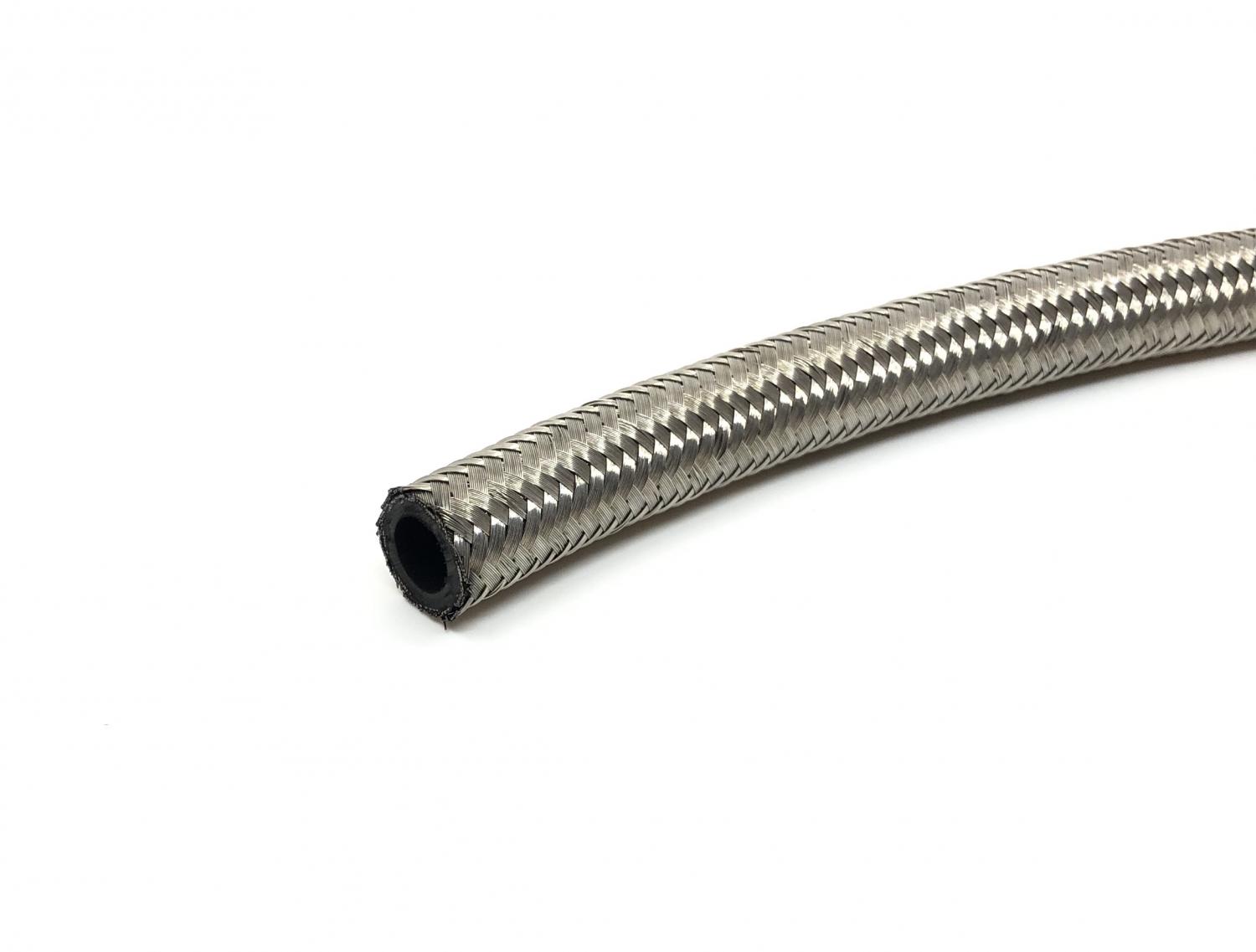 Metallomspunnen gummislang för AN6 (Pro formance)