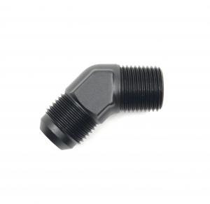 1/2NPT AN10 45° (Svart)