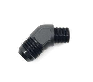 3/8NPT AN10 45° (Svart)