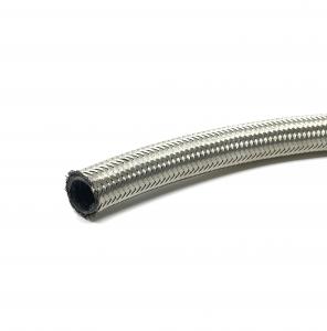 Metallomspunnen teflonslang (PTFE)