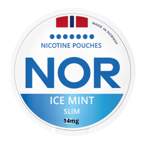 Nor NOR Ice Mint Normal – nikotinpåsar