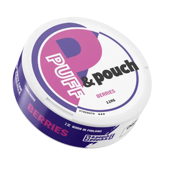 Puff Puff & Pouch Berries 12mg Normal – nikotinpåsar