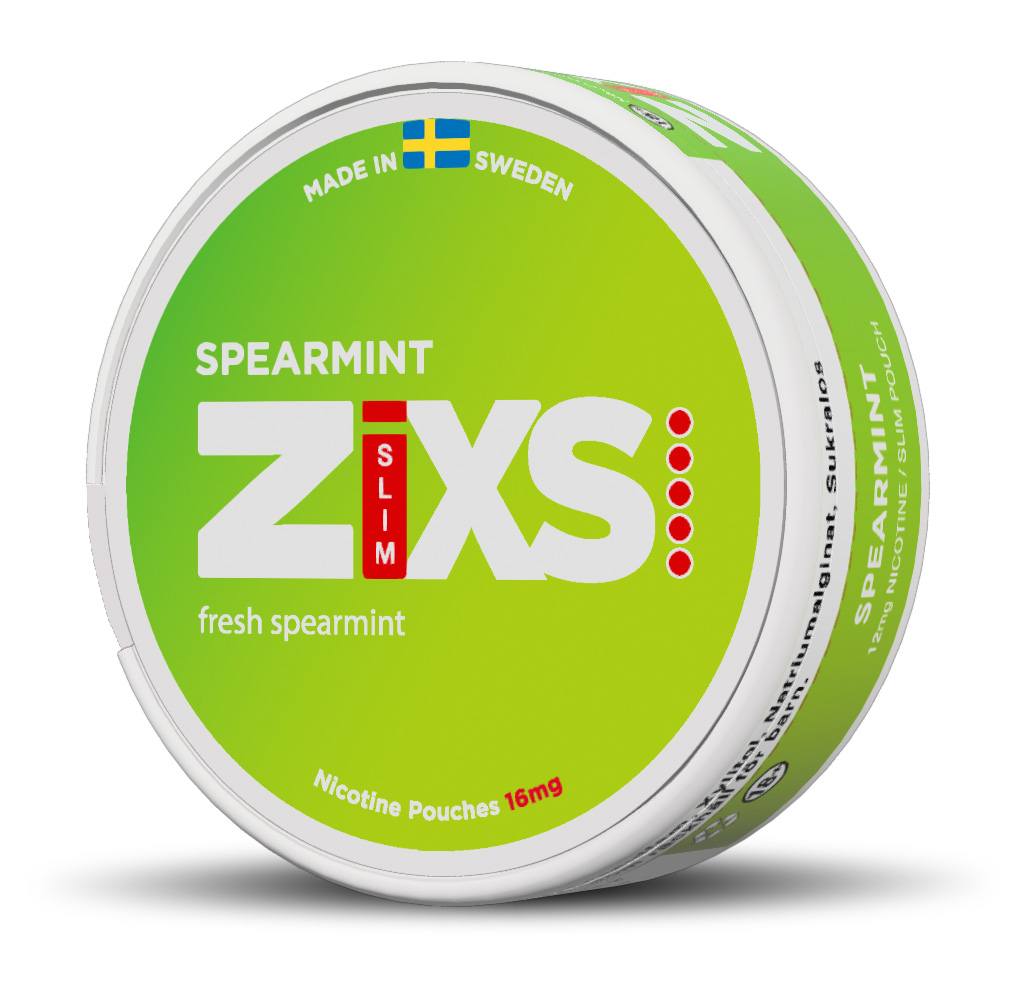 Zixs Zixs Spearmint Normal – nikotinpåsar