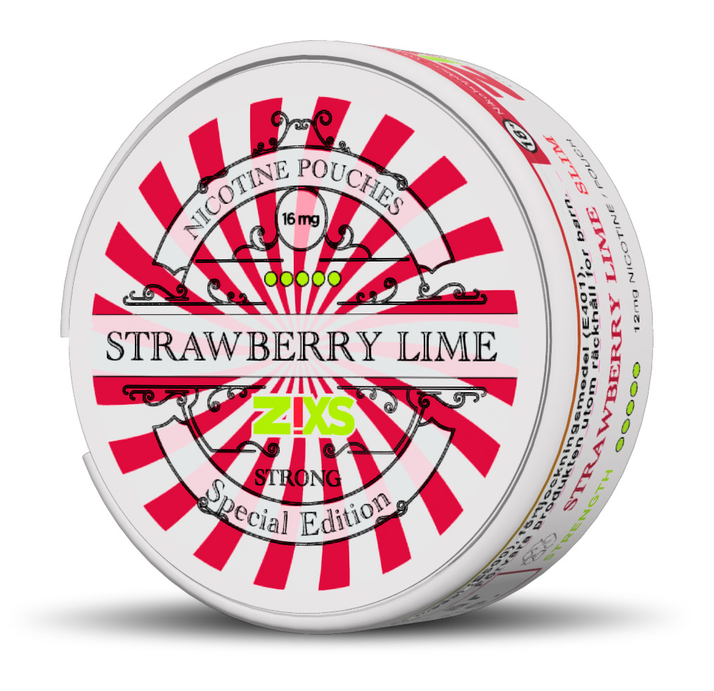 Zixs Zixs Strawberry Lime Normal – nikotinpåsar
