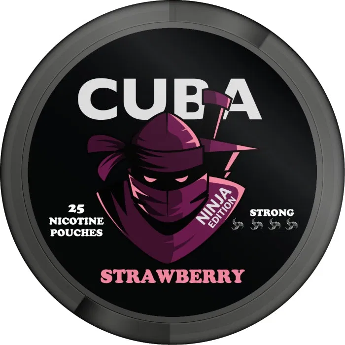 Cuba Cuba Ninja Strawberry Normal – nikotinpåsar