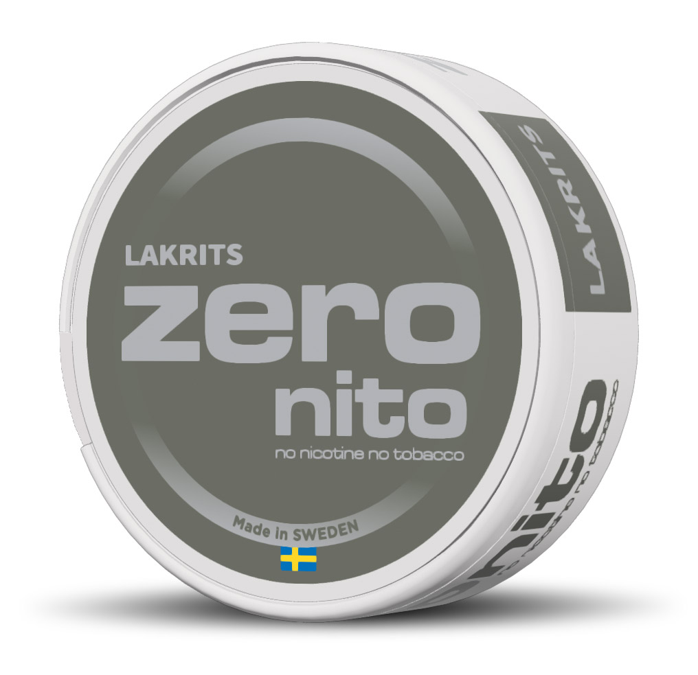 Zeronito Zeronito Lakrits Nikotinfritt Snus Normal – nikotinpåsar