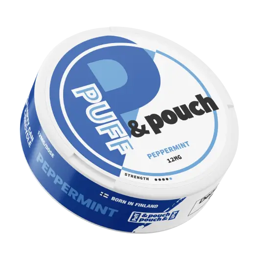 Puff Puff & Pouch Peppermint 12mg Normal – nikotinpåsar
