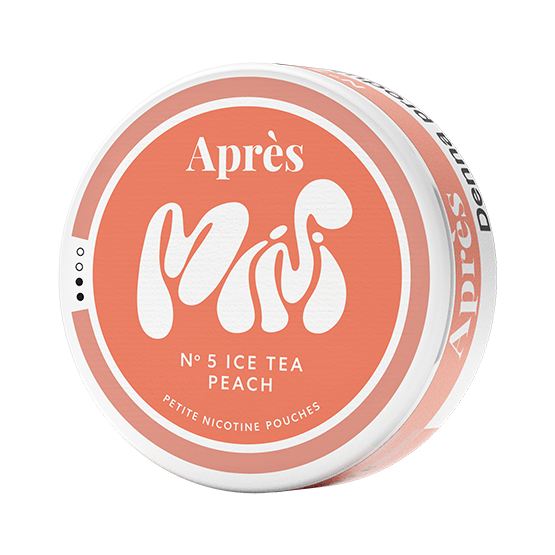 Apres Après No.5 Ice Tea Peach Mini Light Light - nikotinpåsar