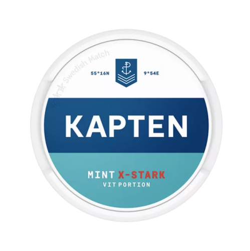 Kapten Mint Vit Portion X-Stark
