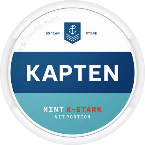 Kapten Mint Vit Portion X-Stark