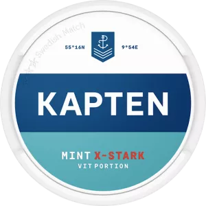 Kapten Mint Vit Portion X-Stark