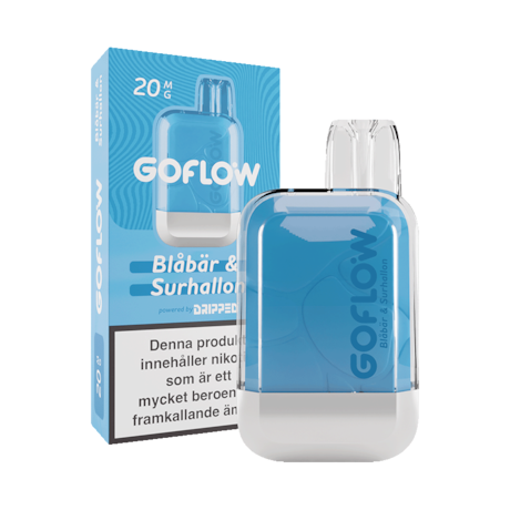 Dripped GoFlow Blåbär & Surhallon 20mg