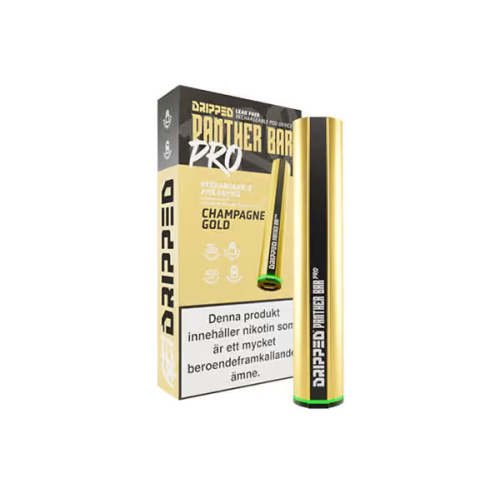 Dripped Panther bar pro podsystem/Batteri Champagne gold