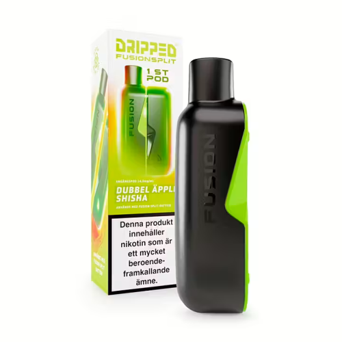 Dripped Fusion Split Pod Dubbel Apple Shisha 14,5 mg