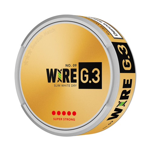 G.3 WIRE Slim White Dry Super Strong