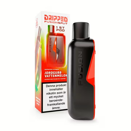 Dripped Fusion Split Pod Jordgubb & Vattenmelon 14,5 mg