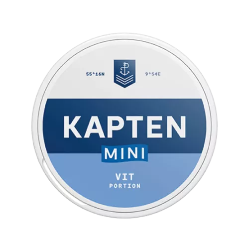 Kapten Mini Vit Portion