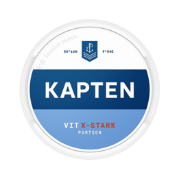 Kapten Vit Portion X-Stark