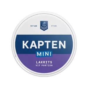 Kapten Mini Lakrits Vit Portion