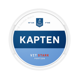 Kapten Vit Portion Stark