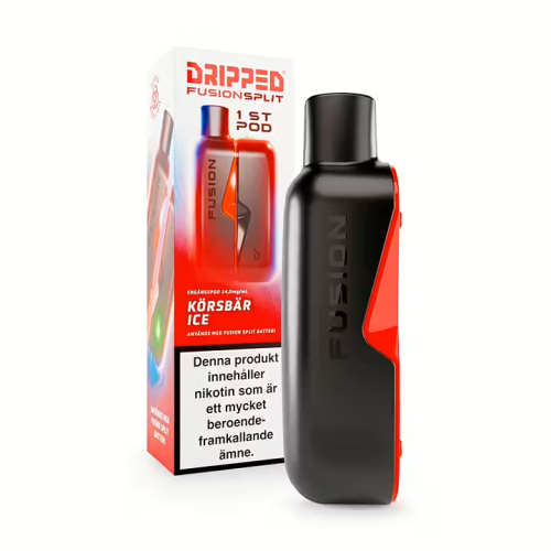 Dripped Fusion Split Pod Körsbär Ice 14,5 mg