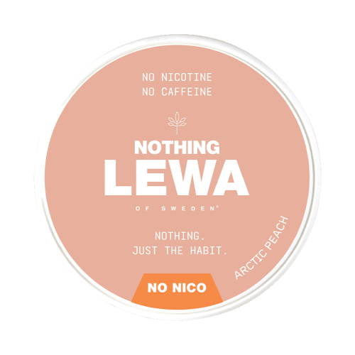 Lewa Nothing Arctic Peach Nikotinfritt