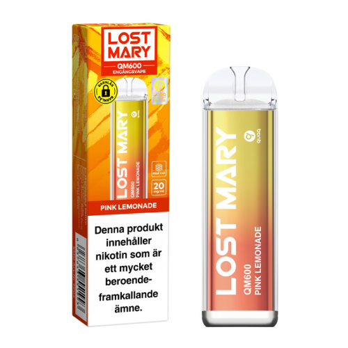 Lost Mary QM600 Pink Lemonade 20mg