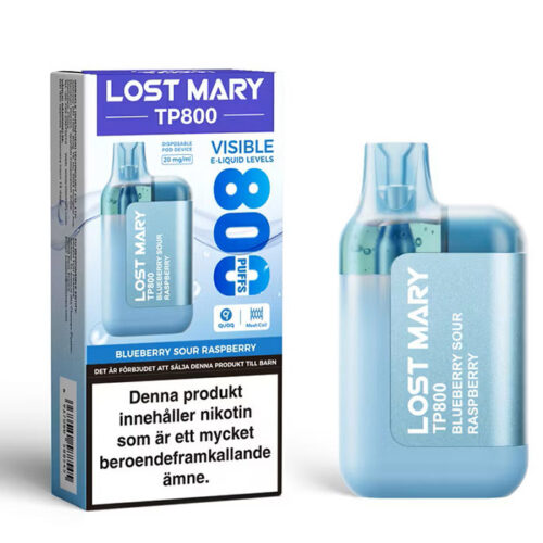 Lost Mary TP800 Blueberry Sour Raspberry 20mg
