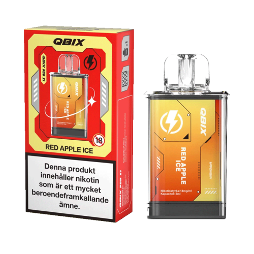 QBIX Pod Red Apple Ice 14mg