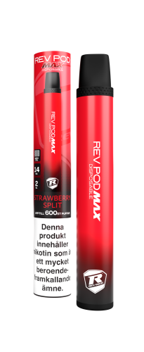 Rev Pod Max Strawberry Split 14mg