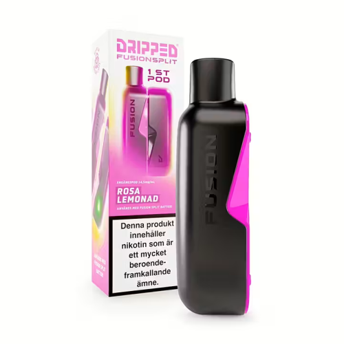 Dripped Fusion Split Pod Rosa Lemonad 14,5 mg
