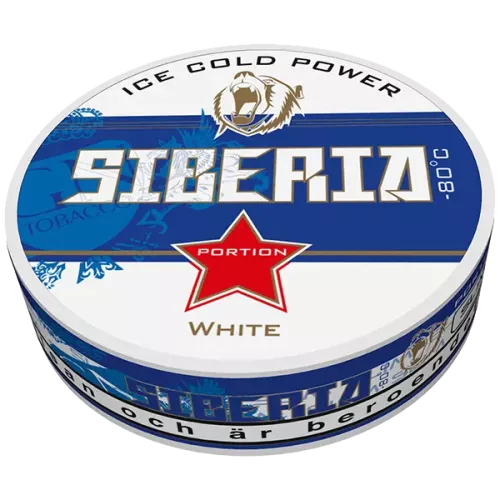 Siberia -80 Degrees Blue White Slim Portion