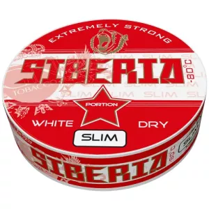 Siberia -80 Degrees Slim White Dry Portion
