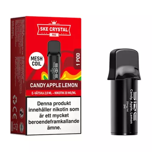SKE Crystal Pro Pod Candy Apple Lemon 20mg