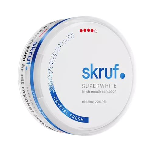 Skruf Superwhite Crystal Fresh Xtra Strong