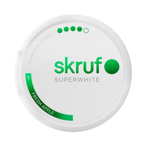 Skruf Superwhite No.64 Fresh Apple Extra Strong