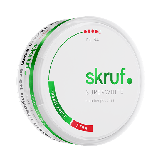Skruf Superwhite No.64 Fresh Apple Extra Strong