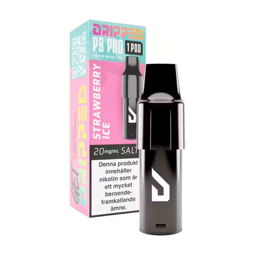 Dripped Panther Bar Pro Pod Strawberry Ice 20mg