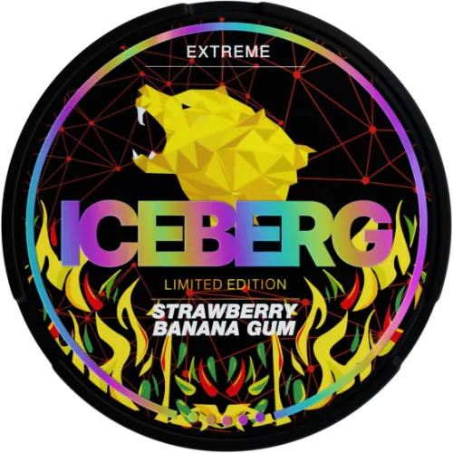Iceberg Extreme Strawberry Banana Gum